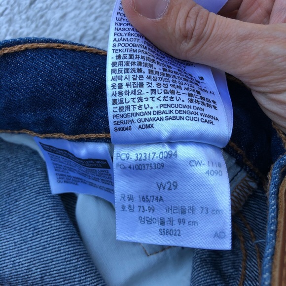 LEVI’S 501 JEANS DENIM SHORTS SIZE 29 - Picture 11 of 11